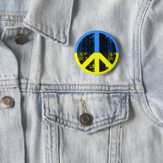 Frieden in Ukraine Button (Beispiel)