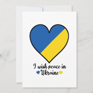 Frieden in ukrainischem Herzen Save The Date