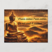 Frieden innerhalb der Postkarte (Vorderseite)