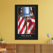 Frieden: Inspiration Zitat 1 Leinwanddruck (Insitu (Wohnzimmer))