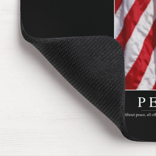 Frieden: Inspiration Zitat 1 Mousepad (Ecke)