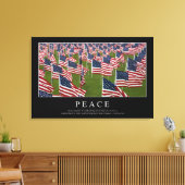 Frieden: Inspiration Zitat 2 Leinwanddruck (Insitu (Wohnzimmer))