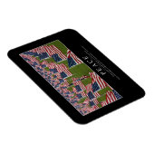 Frieden: Inspiration Zitat 2 Magnet (Rechte Seite)