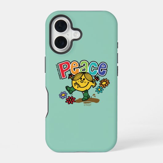 Frieden iPhone 16 Hülle (Rückseite)
