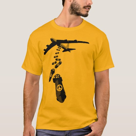 Frieden ist die Bombe T-Shirt (Vorderseite)