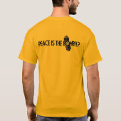 Frieden ist die Bombe T-Shirt (Rückseite)