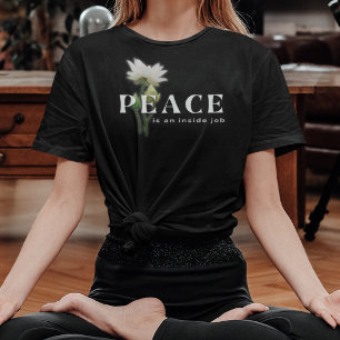 Frieden Ist Ein Innerer Job Inspirations-T-Shirt Tri-Blend Shirt