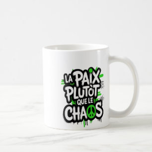 Frieden ist eine Wahl Kaffeetasse