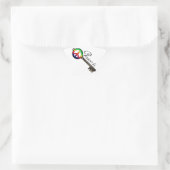 Frieden ist entscheidend Stern-Aufkleber (Tasche)