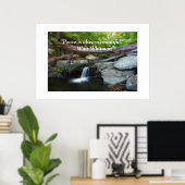 Frieden ist immer schön poster (Heimbüro)