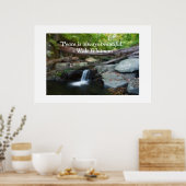 Frieden ist immer schön poster (Küche)