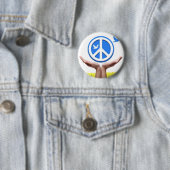 Frieden ist in unseren Händen Button (Beispiel)