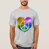 Frieden ist Liebe ist Frieden T-Shirt (Vorderseite)