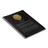 Frieden ist mächtig notizblock (Rechte Seite)