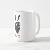 Frieden Kaffeetasse (VorderseiteRechts)