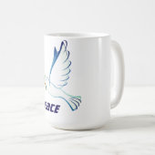 Frieden Kaffeetasse (VorderseiteRechts)