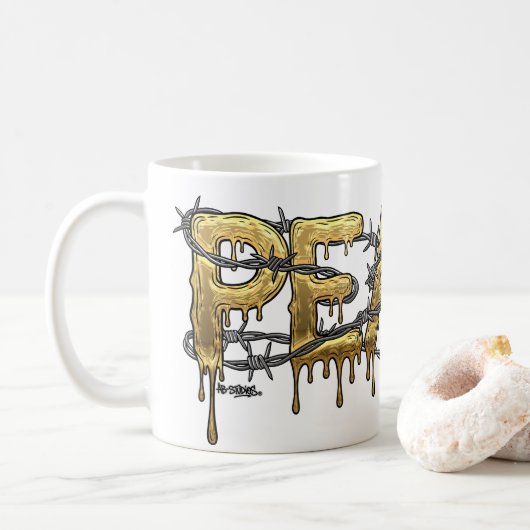 Frieden Kaffeetasse (Mit Donut)