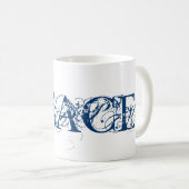 Frieden Kaffeetasse (VorderseiteRechts)