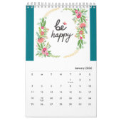 Frieden, Kalender, Yoga, Energie, Chic, Zen, Kalender (Jan 2026)