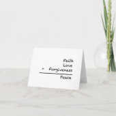 Frieden — Karte (Vorderseite)