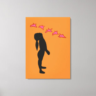 Frieden, keine Kriegskanäle mehr drucken Leinwanddruck