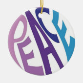 FRIEDEN KERAMIK ORNAMENT (Vorne)