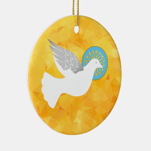 Frieden Keramik Ornament (Rechts)