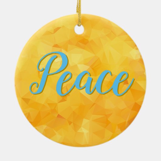 Frieden Keramik Ornament (Hinten)