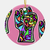 FRIEDEN KERAMIK ORNAMENT (Vorne)