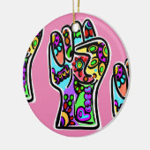 FRIEDEN KERAMIK ORNAMENT (Links)
