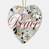 Frieden Keramikornament (Links)