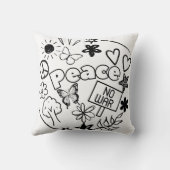 Frieden Kissen (Rückseite)