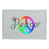 Frieden Kissenbezug (Rückseite-Links)