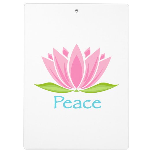 Frieden Klemmbrett (Rückseite)