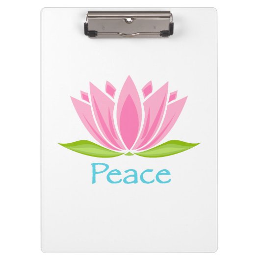 Frieden Klemmbrett (Vorderseite)