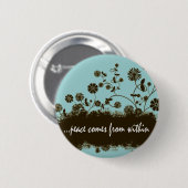 Frieden kommt aus Abzeichen Button (Vorne & Hinten)