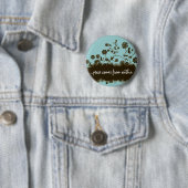 Frieden kommt aus Abzeichen Button (Beispiel)