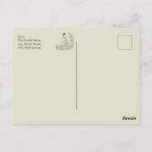 Frieden kommt aus Buddha Postkarte (Rückseite)