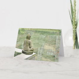 Frieden kommt aus. Buddha-Zitat-Karte Karte