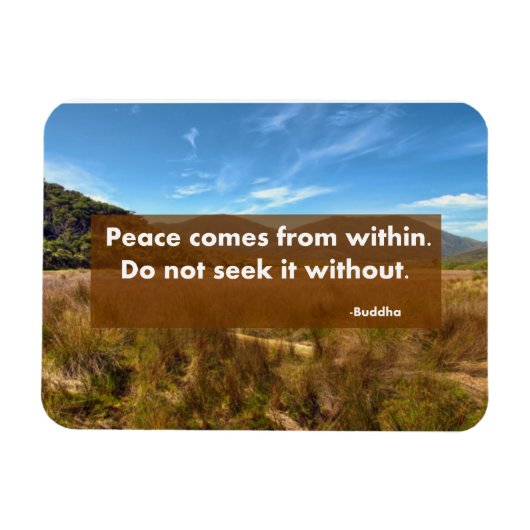 Frieden kommt von innen magnet (Horizontal)
