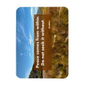 Frieden kommt von innen magnet (Vertikal)