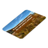 Frieden kommt von innen magnet (Linke Seite)