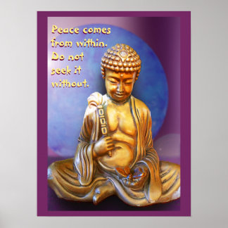 Frieden kommt von innen. poster