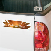 Frieden kultivieren autoaufkleber (Auf Lkw)