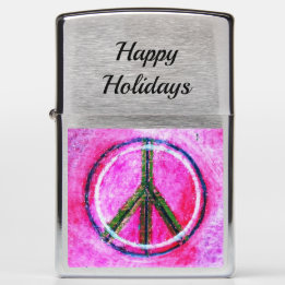 ...Frieden...Kunst von Jutta Gabriel...Zippo Light