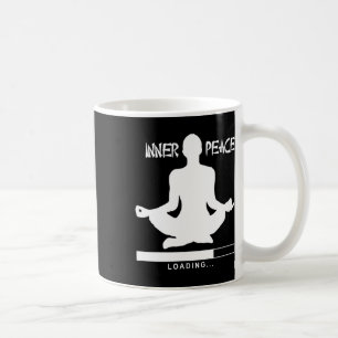Frieden Ladend Geistige Yoga-Meditation Namaste Yo Kaffeetasse