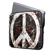 Frieden Laptopschutzhülle (Vorderseite Links)