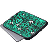 Frieden Laptopschutzhülle (Vorne Knopf)
