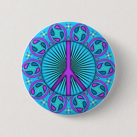 Frieden ~ Leaf Button (Vorderseite)