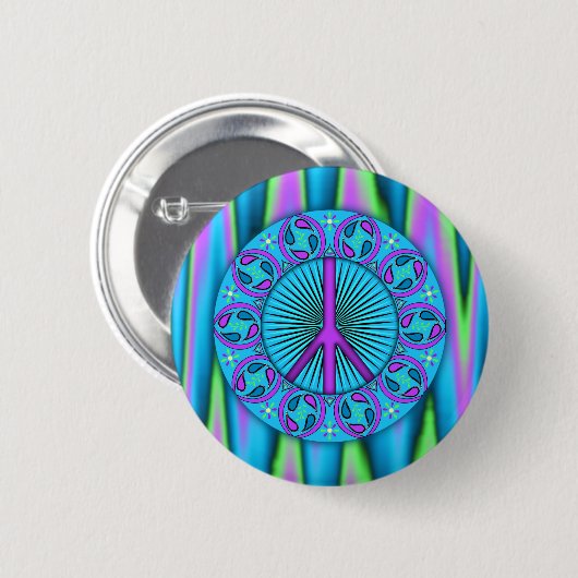 Frieden ~ Leaf Button (Vorne & Hinten)
